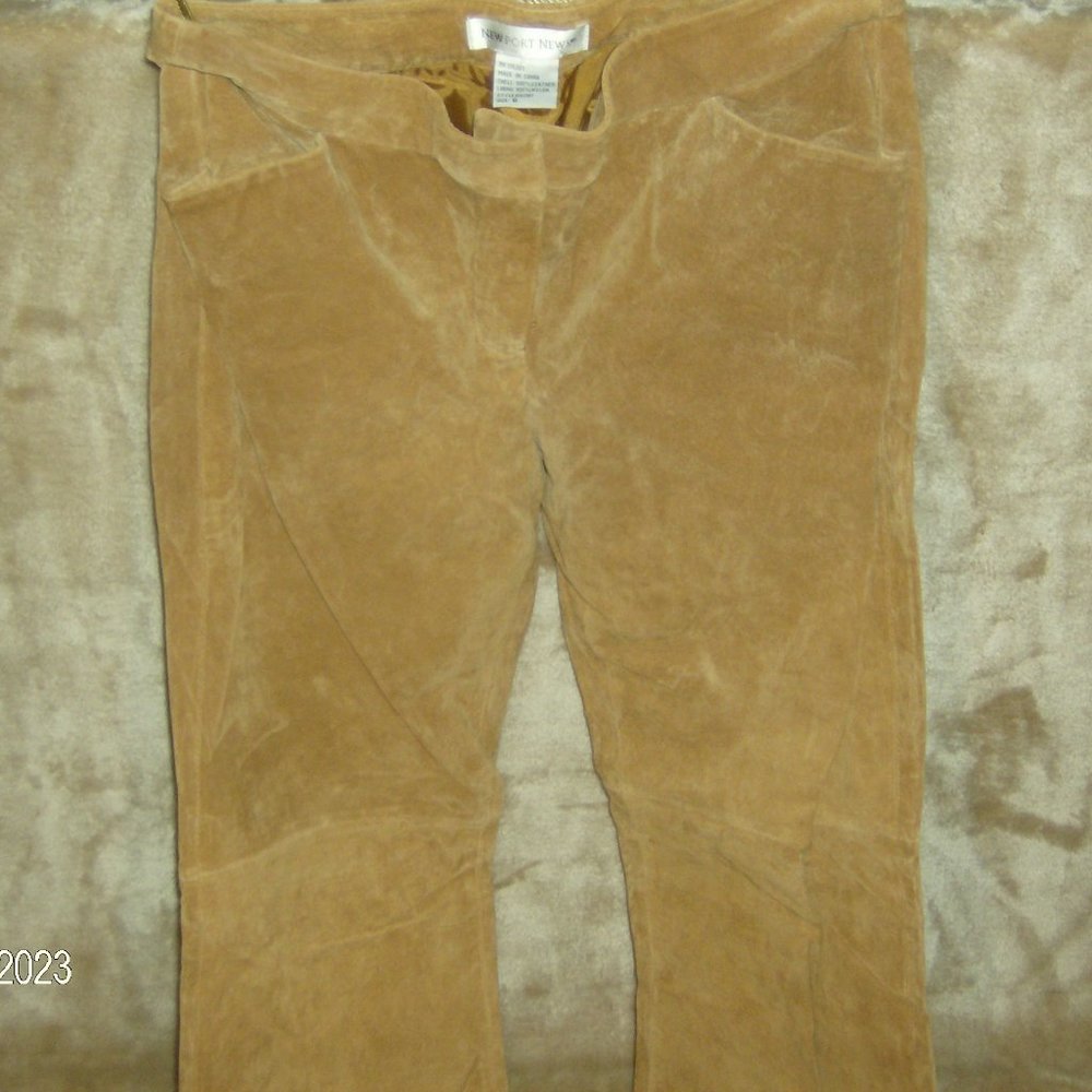 Suede Pants Chestnut